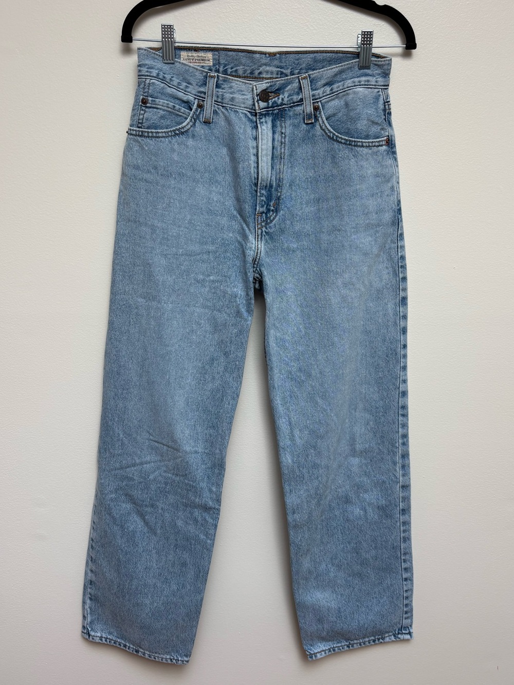 Levi’s Premium Dad Jeans Charlie Boy Light Wash Straight Leg W26
